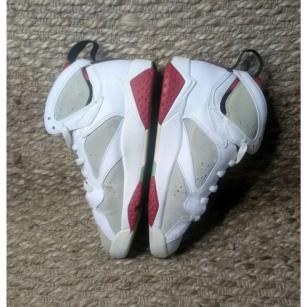 Jordan 7 Retro High Hare Boys 6Y (GS) Women's 7.5 Basketball Sneaker Shoes